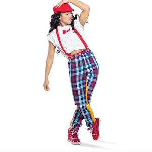 10th House Costume Child Size Large plaid wirh beret